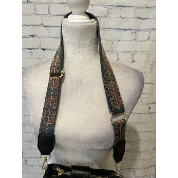 Chie’2nd Retro Small Water Bucket Shoulder Crossbody Bag Black - Picture 3 of 8